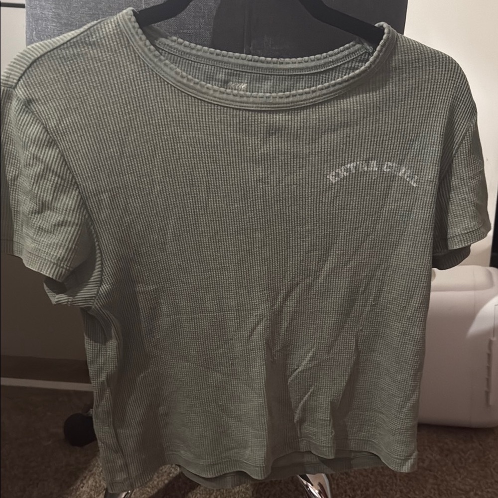 Aerie Olive Green Kids Shirt